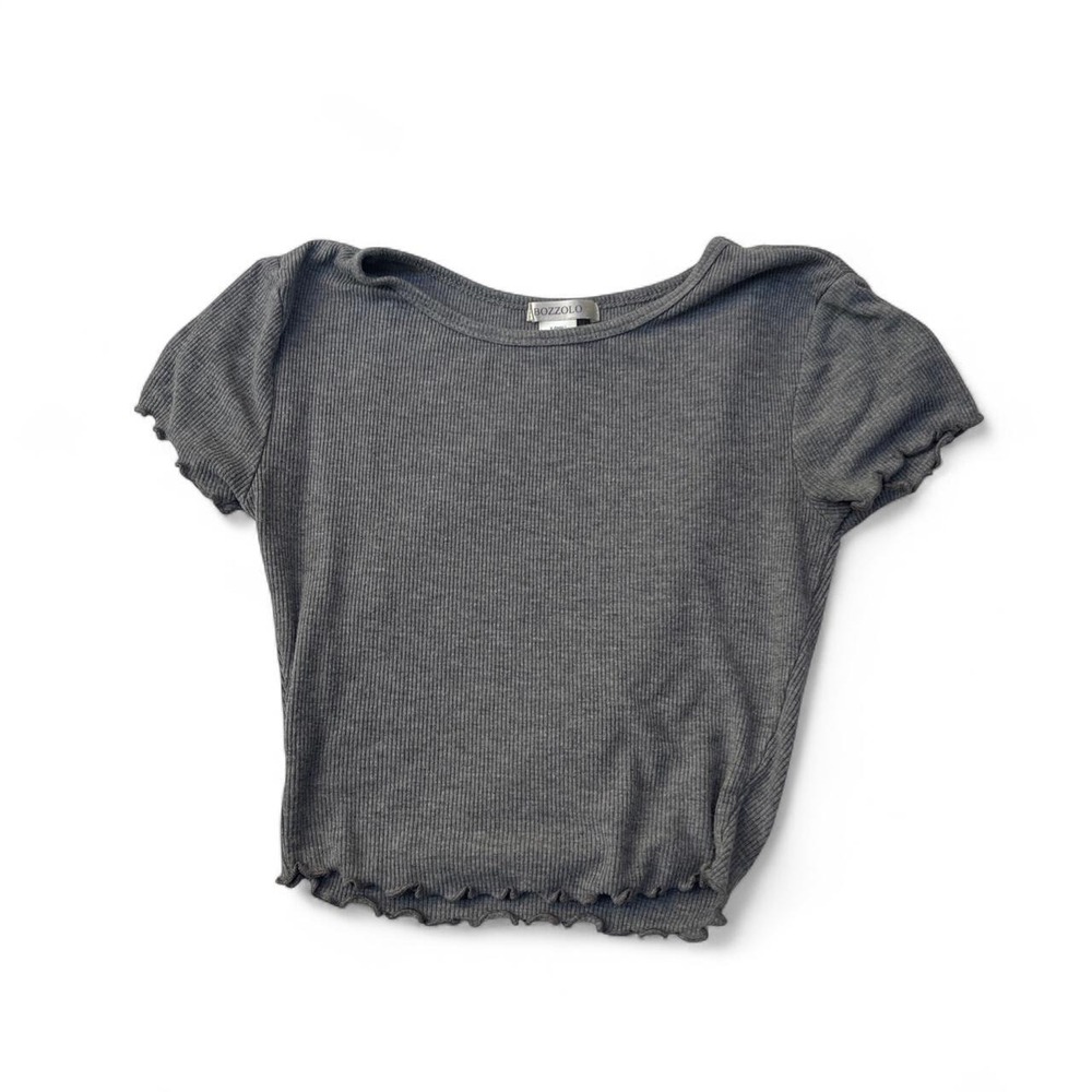 Bozzolo crop top gray‎